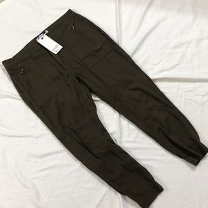 Zara olive green harem pants size 8